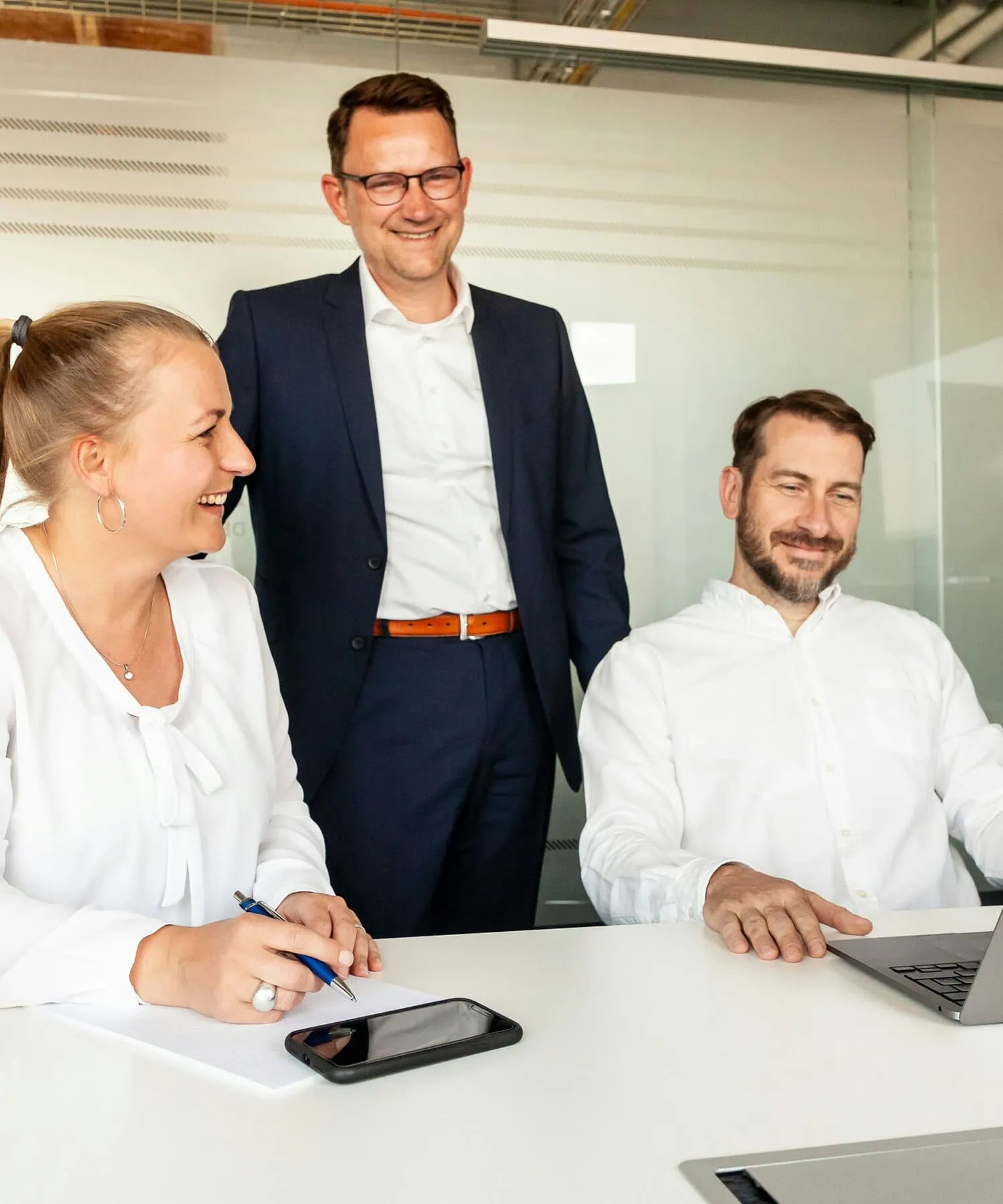 Team discussing financial planning and analysis in a meeting